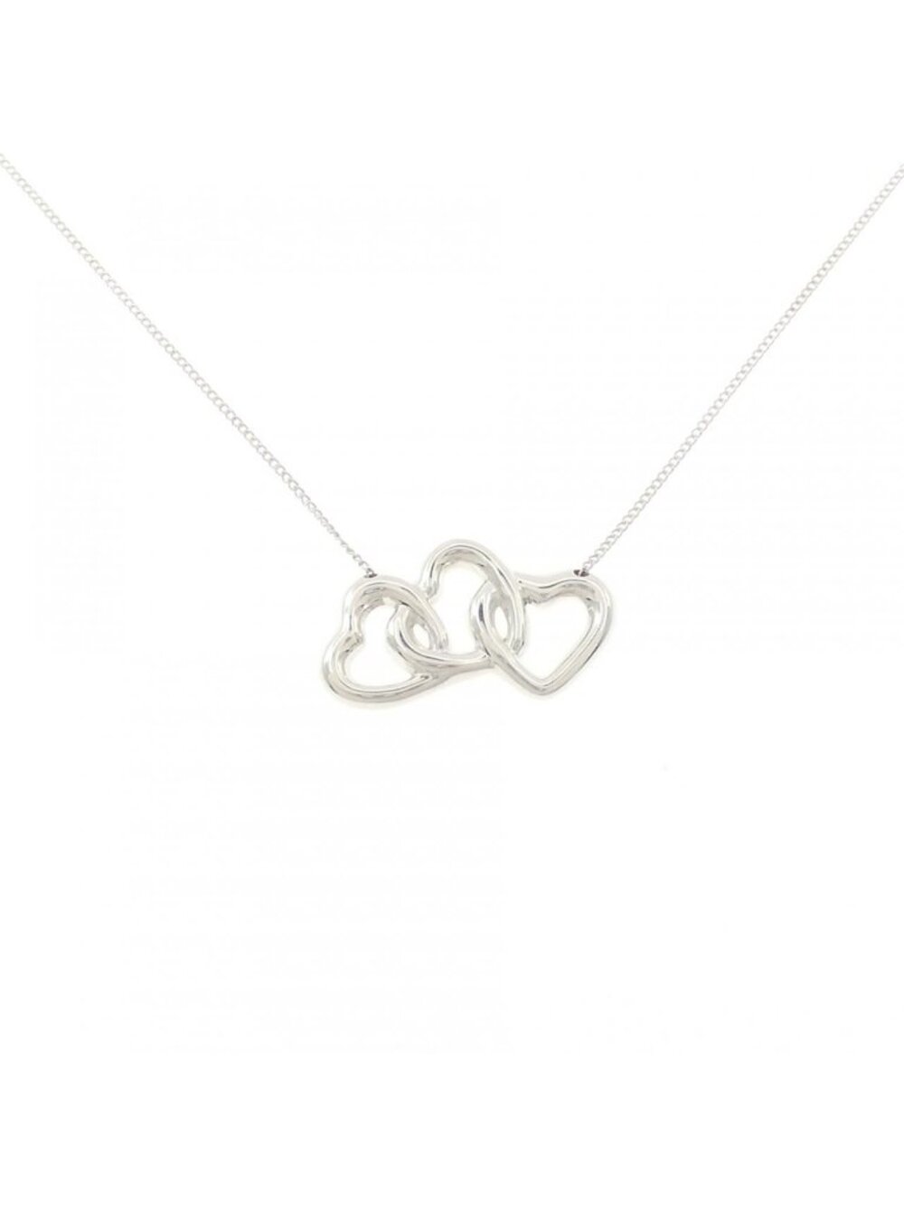 Tiffany & Co Triple Open Heart Necklace